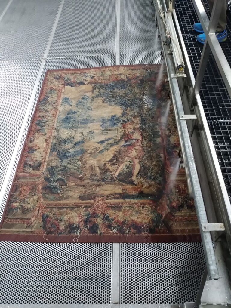 Dettaglio lavaggio arazzo